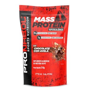 Imagem de MASS PROTEIN CHOCOLATE COM AVELA 3kg POUCH - PRONABOL
