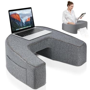 Imagem de Travesseiro de Leitura para Laptop, Travesseiro de Leitura para Jogos, Mesa de Colo, Travesseiros de Leituras, Travesseiros de Livro para Leituras Na Cama, Almofada de Leitura