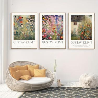 Imagem de Pôster de arte moderna em tela sem moldura, impressões coloridas de flores silvestres, arte de parede de jardim rústico para corredor da sala de estar do quarto, decoração de inverno. (Observação: sem