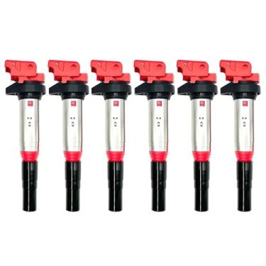 Imagem de Bobina de Ignição para BMW 128i 135i 323i 325i 328i 330i M3 X3 X5 12138616153 12137594596 UF667 - Substituição da Bobina de Ignição (4 peças)