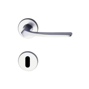 Imagem de Fechadura Papaiz Mz30 Interna 40mm Roseta Cromada, Cromado