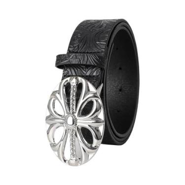 Imagem de Cinto Masculino Estilo Boêmio Com Fivela Oca Retrô Punk Rock Y2K Versá