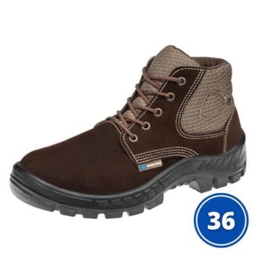 Imagem de BOTA DE SEGURANÇA NUBUCK MARROM CAFÉ MARLUVAS Nº36