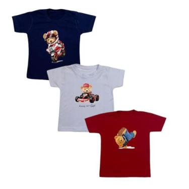 Imagem de Blusa Camiseta Infantil De Menino Estampas Da Moda Atacado Verão Quali