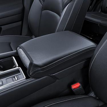 Imagem de LANTU Capa de apoio de braço para Nissan Pathfinder 2022 2023 2024 2025 (S/SV/SL/Rock Creek/Platinum) Acessórios para console central protetor de almofada de tampa do meio para descanso de cotovelo de