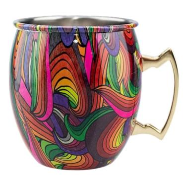 Imagem de Copo de vinho Moscow Mule caneca de aço inoxidável 、 copo de cerveja 、 utensílios de café bar drinkware、casa, exterior, ferramentas de bar