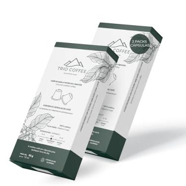 Imagem de Kit 2x Cápsulas TRIO COFFEE de Café Especial | 100% Arábica | Compatíveis com Nespresso® | Alumínio Reciclável | 10 Unidades cada