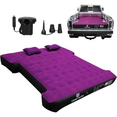 Imagem de Umbrauto Colchão de ar para cama de caminhão: Colchão inflável de acampamento para cama de caminhão curto de 1,7 a 1,8 m, cama de ar de barraca de caminhão inflável para viagens ao ar livre