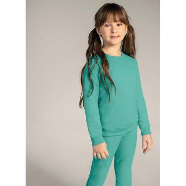 Imagem de Blusão Básico Infantil Menina Em Moletom Brandili-Feminino