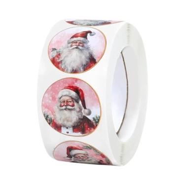Imagem de Adesivos Decorativos Para Caixa De Presente De Natal 2024 Para Casa, N