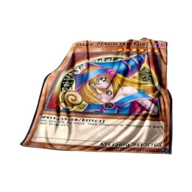 Imagem de Cobertor De Pelúcia Macio Dragão Branco De Olhos Azuis Yu Gi Oh Anime 