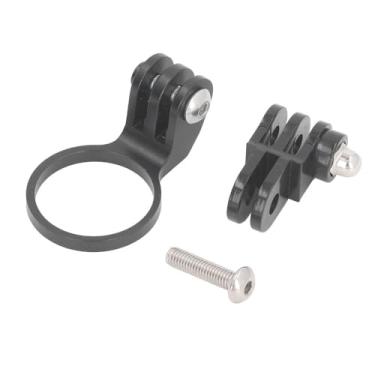 Imagem de Chiffonade Suporte de haste de bicicleta de liga de alumínio de 28,6 mm – Suporte de luz de ângulo ajustável para câmeras de ação e lanternas, adaptador universal de guidão