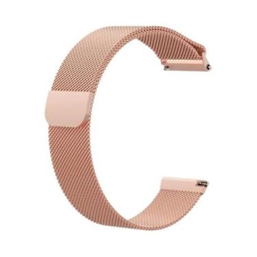 Imagem de Pulseira Magnética De Metal Com Laço Milanesa Para Samsung Galaxy Watc