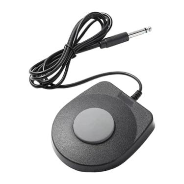 Imagem de menolana Pedal de Sustain Preto - Reparo de Pedal de Bateria Portátil - Peças para Instrumentos Musicais, Órgãos Eletrônicos, Teclados, Tambores e Pianos de, Interface de 6.5 Mm