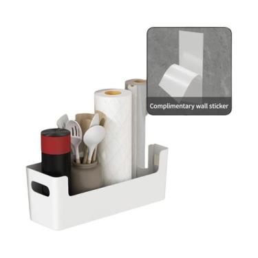 Imagem de Prateleira Organizadora Plástica Autoadesiva De Parede Para Porta De A