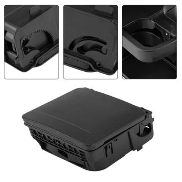 Imagem de SALALIS Suporte de Copo do Console Central do Apoio de Braço Traseiro de Alta Durabilidade para GTI MK5 MK6 COELHO 1K0862532, Preto, 5,5 *,1 * 2, pol., Adequado para Proprietários de Automóveis