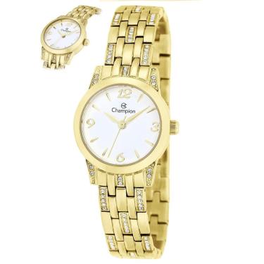 Imagem de Relógio Champion Feminino Ref: Cf24537h Fashion Dourado