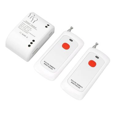 Imagem de AUNMAS Interruptor Inteligente Sem Fio WiFi, Plástico, relé RF de Controle Remoto Com Controladores Duplos, Temporizador 7V-32V para Controle de Acesso Doméstico e de Garagem