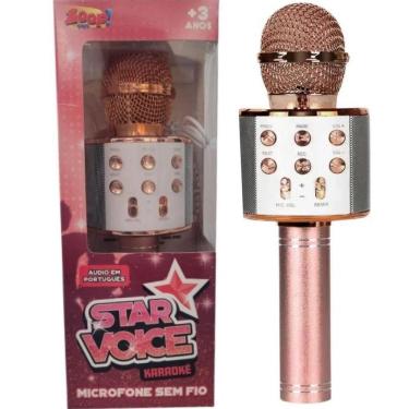 Imagem de Microfone Star Voice Karaokê-rose