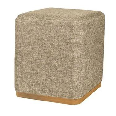 Imagem de Puff Quadrado Roma Pequeno Decorativo Bege