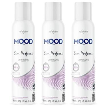 Imagem de Kit 3 Desodorante Sem Perfume Mood Care 150Ml - My Health