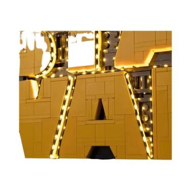 Imagem de Brinquedos De Montar 3D Moc Cosmic Battle Logo Unissex, Presentes De A