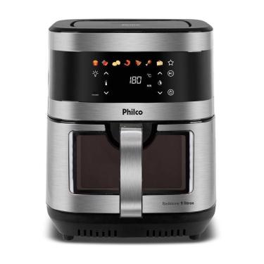 Imagem de Air Fryer Philco 9L Visor Glass Painel Digital PAF90C 220V