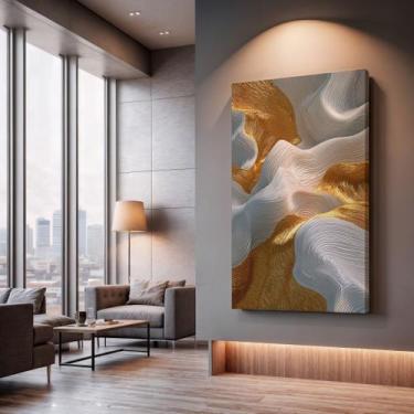 Imagem de Quadros Decorativos Fragmentos Naturais 90x60 Moderno Luxo Sala Quarto