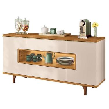 Imagem de Buffet Murano Off White Cinamomo - HB Móveis - HB Moveis