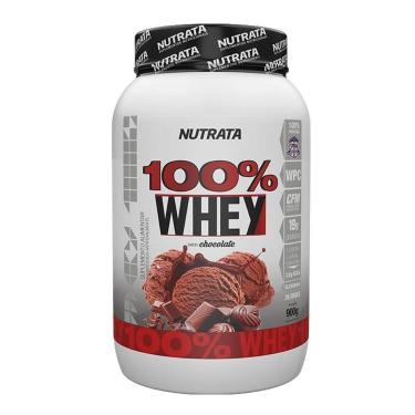Imagem de 100% Whey - 900g Chocolate - Nutrata-Masculino
