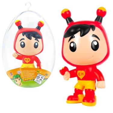 Imagem de Boneco Chapolin Colorado Turma Do Chaves Brinquedo No Ovo Páscoa - Líd