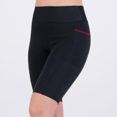 Imagem de Bermuda Flamengo Aldeia Feminina Preta, M