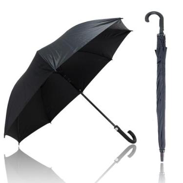 Imagem de Guarda Chuva Portaria Automático Grande Reforçado l Hastes de Fibra de