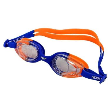 Imagem de Óculos de Natação Infantil Speedo Olympic Laranja Piscina-Unissex