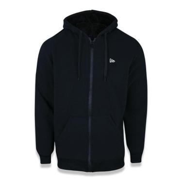 Imagem de Moletom New Era Peluciado Sazonal Fur Branded Aberto Com Capuz-Unissex