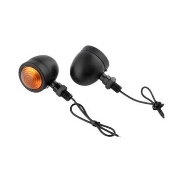 Imagem de Lanterna Traseira Retrô Harley 5W 12V Estilo Antigo Mini Circular Com 