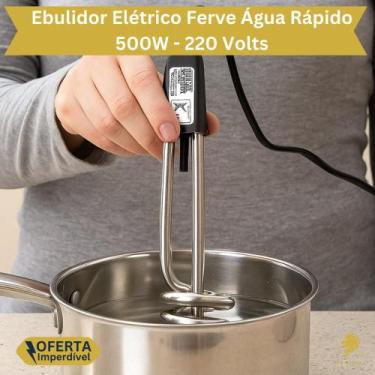 Imagem de Ebulidor Elétrico Aquecedor Água Rabo Quente Mergulhão 127 ou 220 Volt