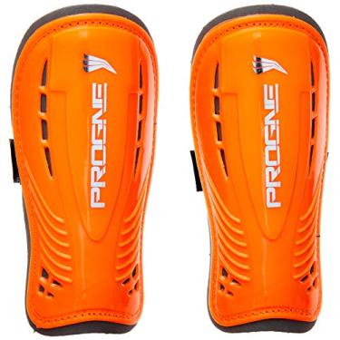 Imagem de Caneleira Pegasus Sem Tornozeleira - Laranja Fluor - Par