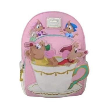 Imagem de Mochila Mini Cosplay Disney Loungefly Em Couro PU, Bolsa De Desenho An