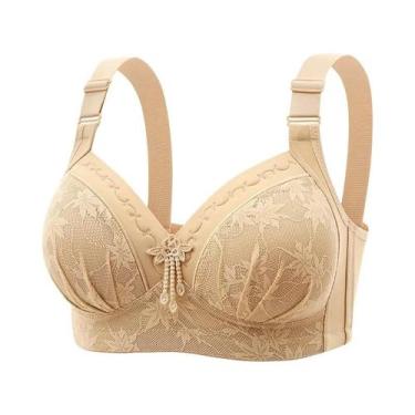 Imagem de Sutiã De Amamentação Oversized Com Renda Estampada, Confortável, Sem A