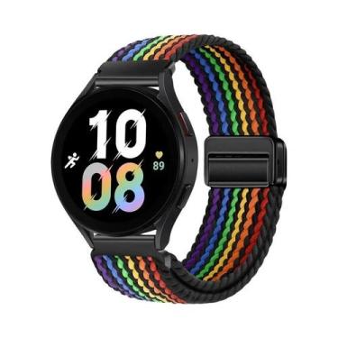 Imagem de Pulseira De Nylon Trançada De 22mm Com Fecho Magnético Para OnePlus Op