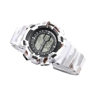 Imagem de Relógio Esportivo Digital Masculino À Prova D'água Com Tela Grande, Lu