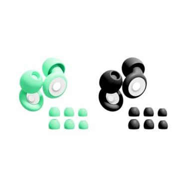 Imagem de Protetores Auriculares De Silicone Reutilizáveis Com Cancelamento De R