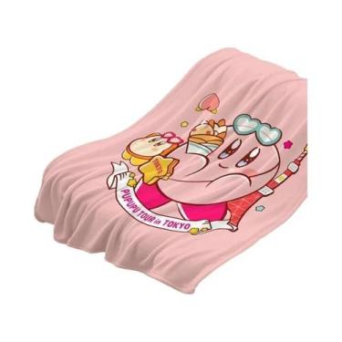Imagem de Cobertor De Sofá Quente E Macio Em Fleece K-Kirbys, Microfibra Adoráve