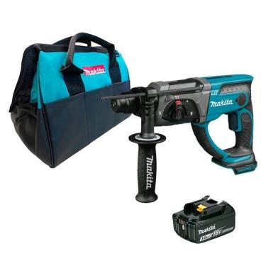 Imagem de Martelete Comb Makita Dhr202Z 18V + 1Bat 3A + Bolsa Makita