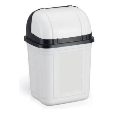 Imagem de Lixeira Pia Cozinha Banheiro Com Tampa Retrátil 4 Litros - Nitron, Pre