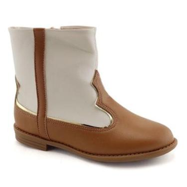 Imagem de Bota Infantil Molekinha Country Menina Cano Baixo Casual-Feminino