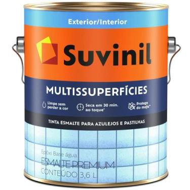 Imagem de Tinta Esmalte Multisuperfícies Epóxi Base água 3,6 Litros Branco - 502