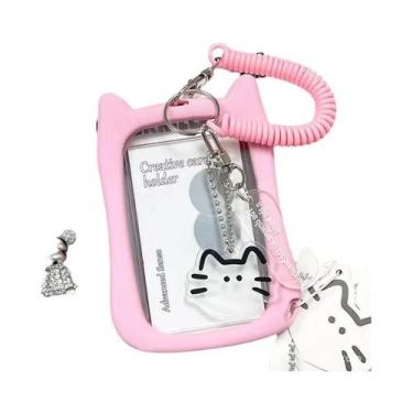 Imagem de Protetor De Crachá De Identificação De Estudante Com Orelhas De Gato P