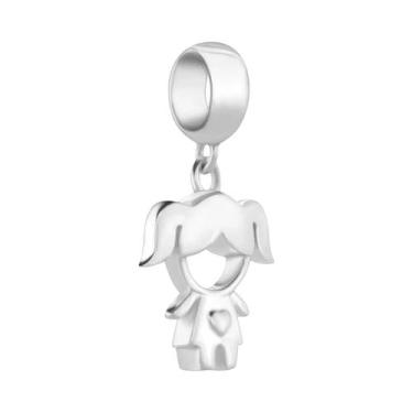 Imagem de Pingente Árvore Genealógica Prata 925 Charm Mãe Pai Amor Eterno Para P